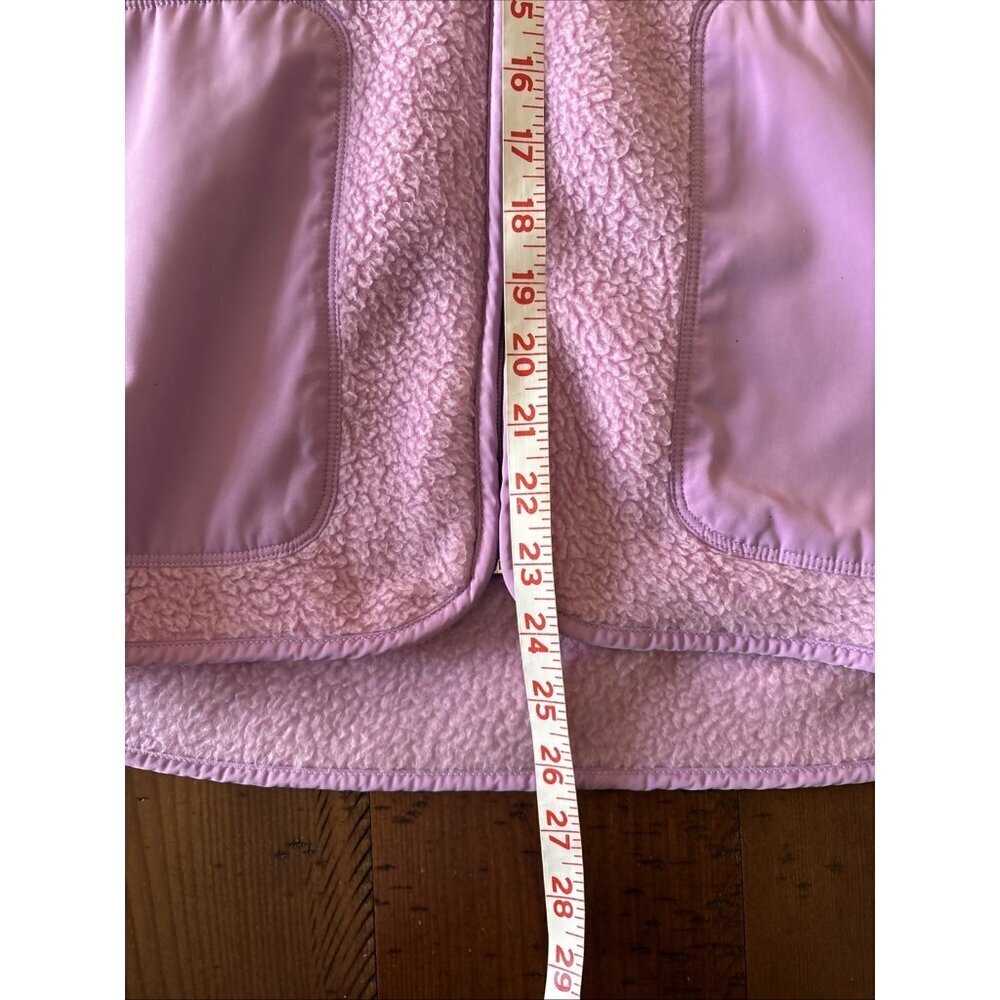 T By Talbots Medium Petite Pink Sherpa Jacket - Picture 6 of 6